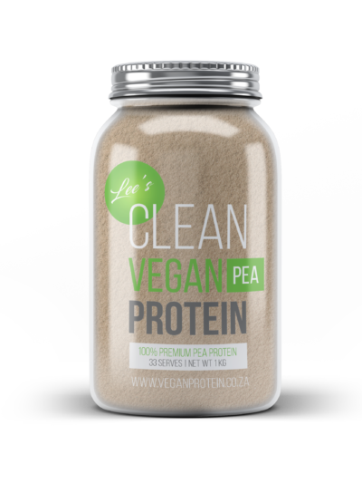 Lee's Clean Vegan Pea Protein – 1kg – Glass Jar