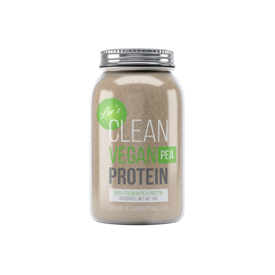 Lee's Clean Vegan Pea Protein – 1kg – Glass Jar