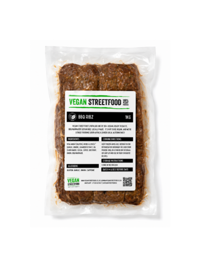 Vegan Streetfood – Seitan BBQ Ribs (1kg)