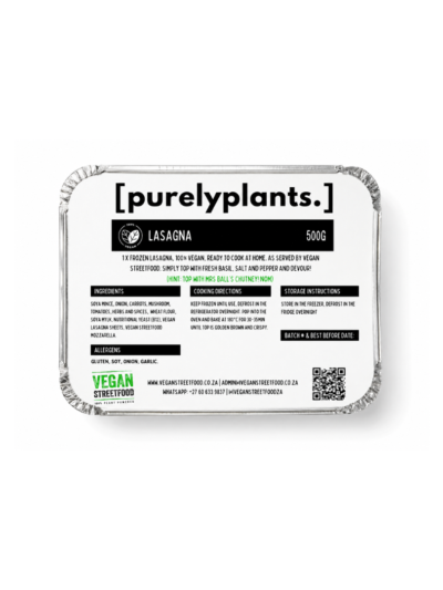 Purely Plants – Frozen Ready Meals – Lasagna
