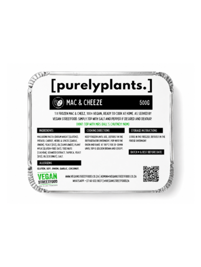 Purely Plants – Frozen Ready Meals – Mac & Cheese